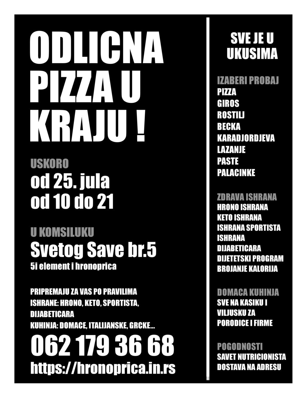 taman komlet obrok pravi izbor BAUND ROŠTILJ flajer 1